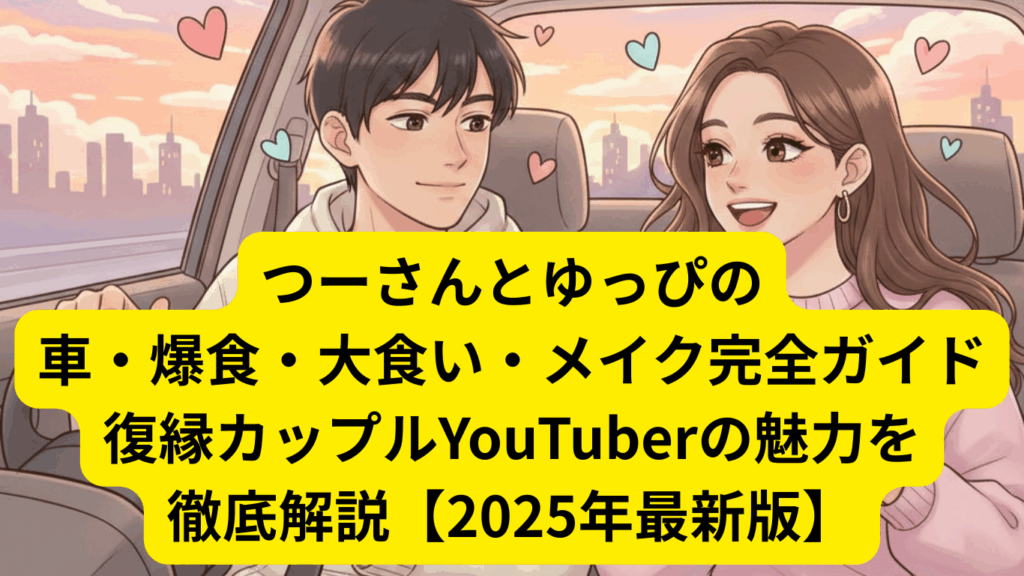 つーさんとゆっぴの 車・爆食・大食い・メイク完全ガイド 復縁カップルYouTuberの魅力を 徹底解説【2025年最新版】